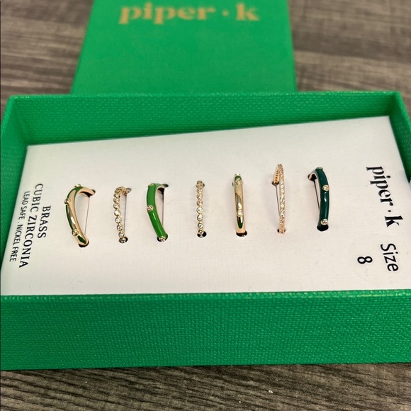 Piper K | Stackable Ring Set ~ Size 8 & Size 9 - Picture 6 of 8